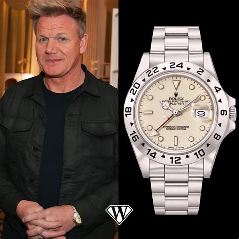 gordon ramsay black rolex|gordon ramsay watch 16550.